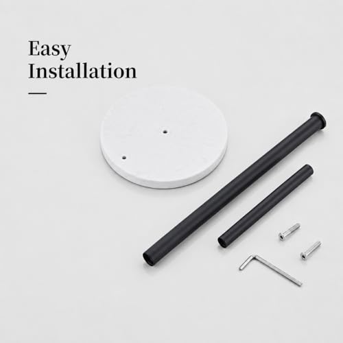 Matte Black Paper Towel Holder for Kitchen Countertop