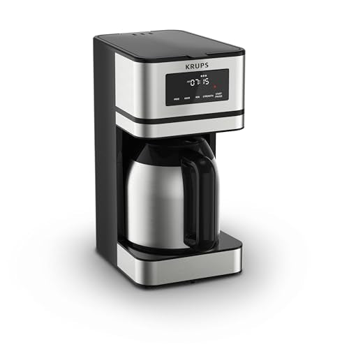 12 Cup Programmable Thermal Carafe Coffee Maker with 3 Strengths