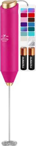 Powerful Milk Frother AA Batteries Included