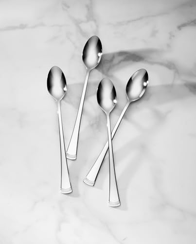 Portola Iced Tea Spoons Silverware Set for 4
