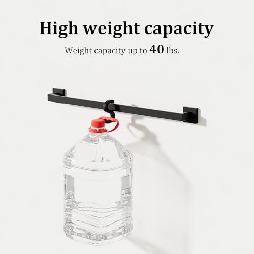 Black Towel Bar Towel Racks for Bathroom Wall Mount 28 Inch