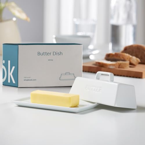 Ceramic Butter Dish with Lid