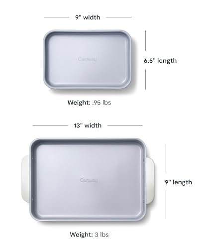 Non Stick Rectangle Baking Pan Set (3 Count)