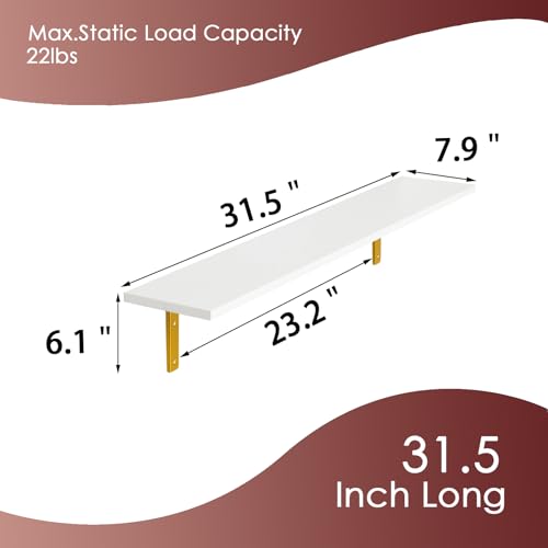 Long Wall Shelves (4 Count)