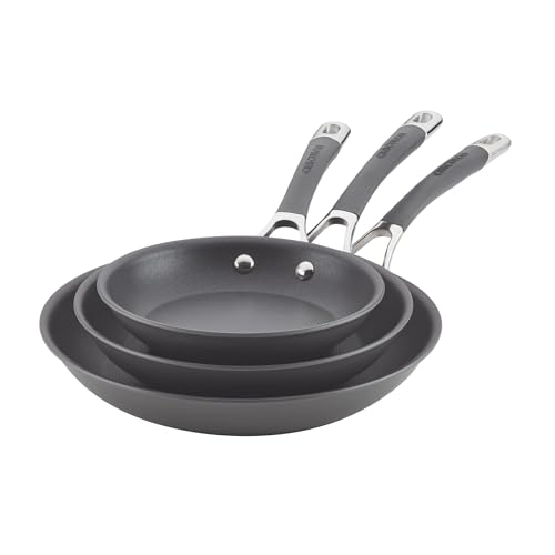 Radiance Hard Anodized Nonstick Frying Pan Set (3 Count)