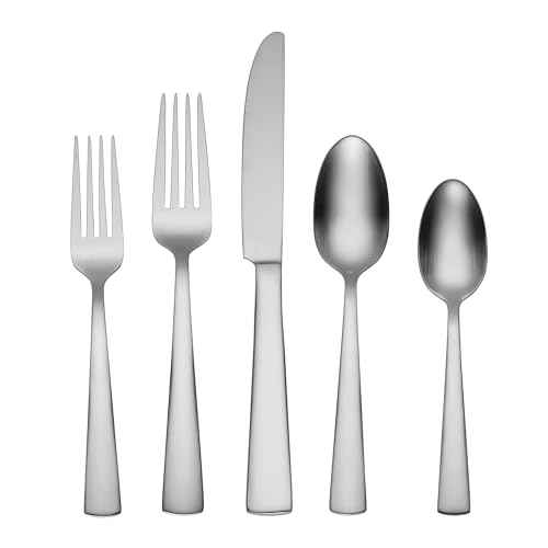 H290020AL20 Satin Nocha 20 Piece Everyday Flatware Set (4 Count)