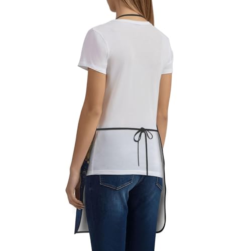 Blue and Gold Abstract Art Apron