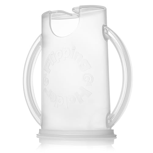 Original Squeeze Proof Flipping Holder with Open Bottom for Food Pouches & Juice Boxes