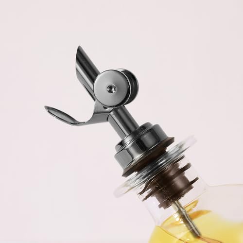Oil and Vinegar Dispenser with Metal Pour Spout (2 Count)