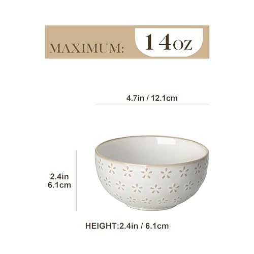 Small Bowls 14 Ounce Ice Cream Bowl (4 Count)