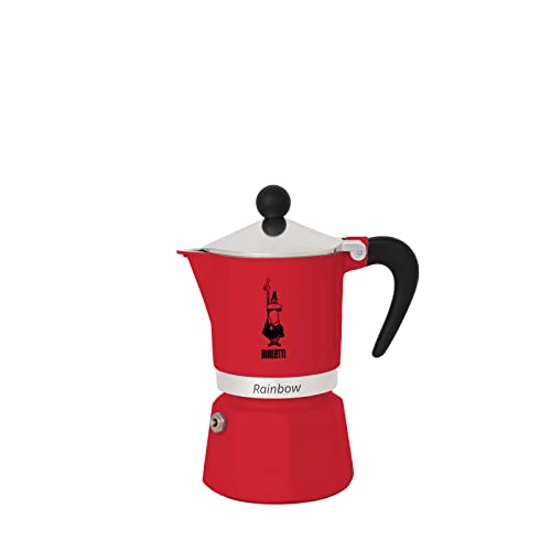 Rainbow Moka Pot in Red (3 Count)