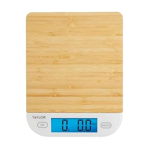 Bamboo Digital Backlit Kitchen Scale