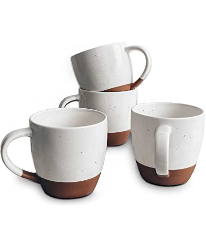 Ceramic Large Latte Mug Set of 4 (4 Count)