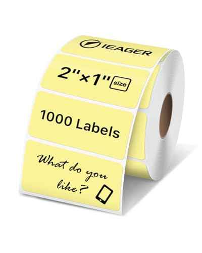 2x1 Inch Thermal Labels