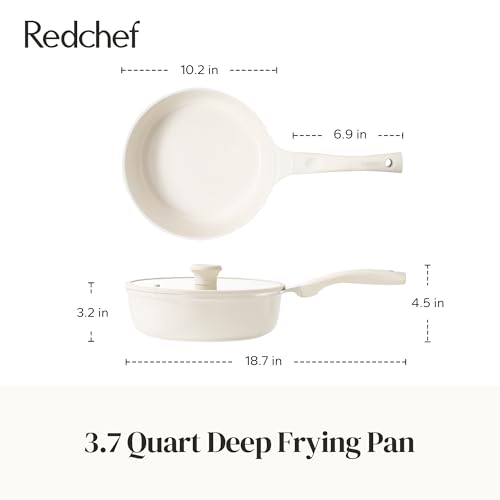 Nonstick Deep Frying Pan with Lid