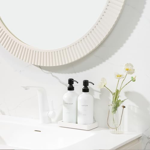 White Soap Dispenser Set (2 Count)