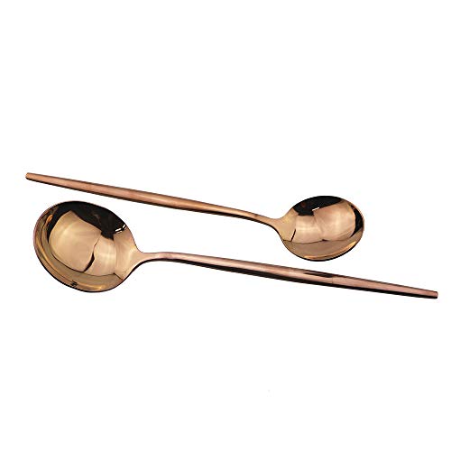Rose Gold Silverware Set (4 Count)