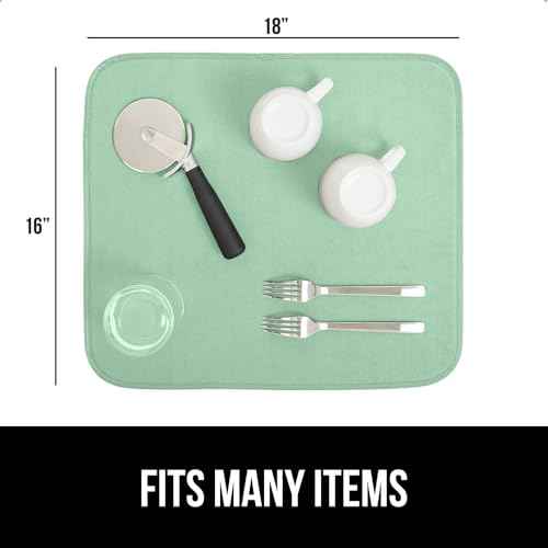 Ultra Absorbent Microfiber Dish Drying Mat