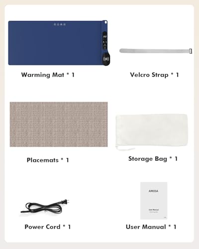 New Food Warming Mat with Wireless Charger