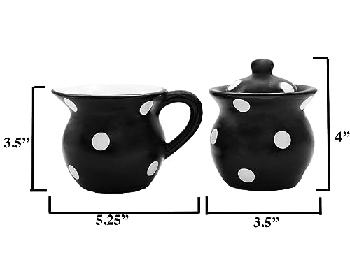 Ceramic Cream and Sugar Set