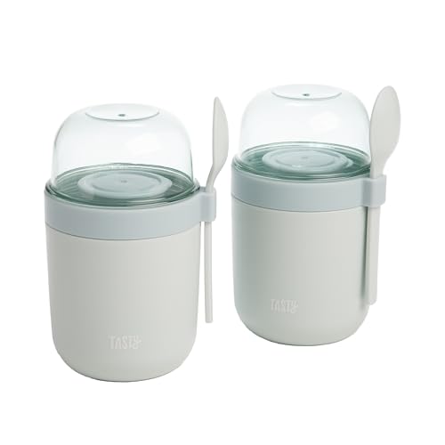 Travel Snack Cups with Spoons (2 Count)