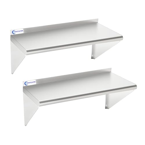 Stainless Steel Shelf 2 Pack 12"x24" (2 Count)