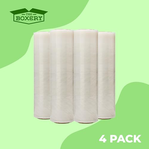 Clear 70 Gauge Stretch Wrap 18''X1500' Per Roll (4 Count)