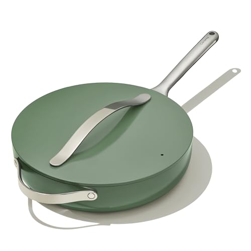 Non Stick Ceramic Sauté Pan with Lid