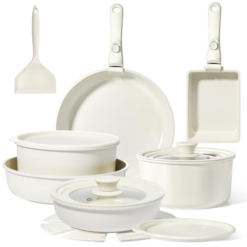 Ceramic Pots and Pans Set Non Stick