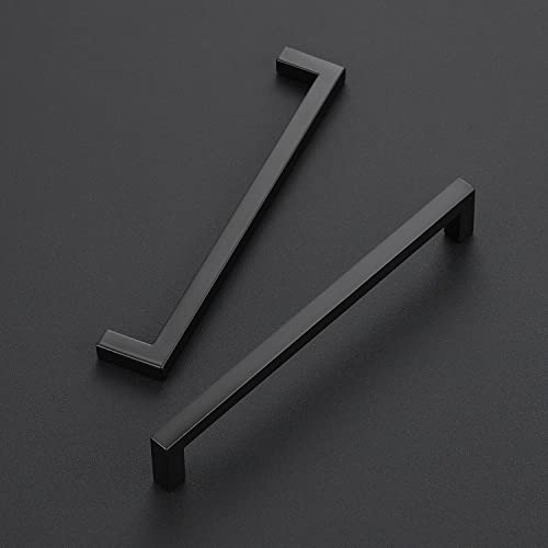 Matte Black Cabinet Handles Solid Cabinet Pulls 6 (20 Count)