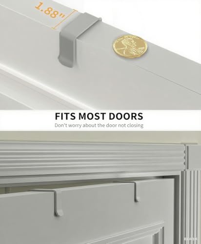 Grey 9 Tier Over The Door Pantry Organizer