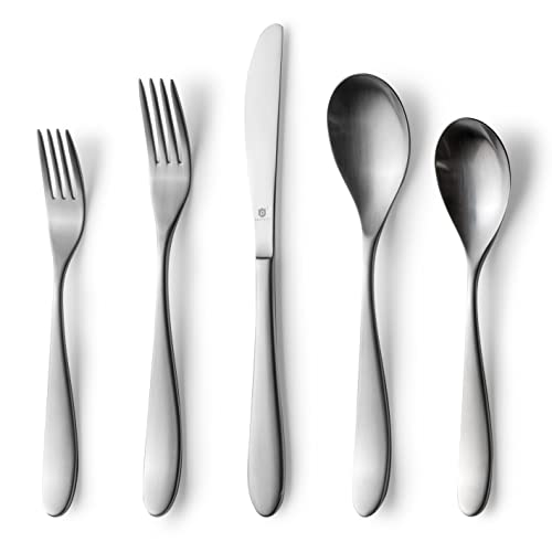 Matte Silverware Set