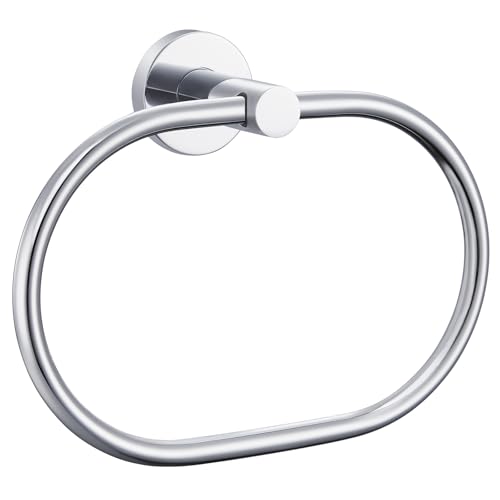Bathroom Towel Ring Chrome