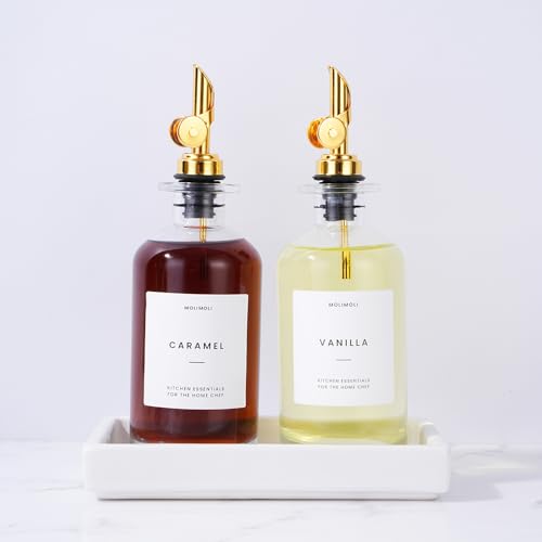 Olive Oil Dispenser Bottle for Kitchen (2 Count)