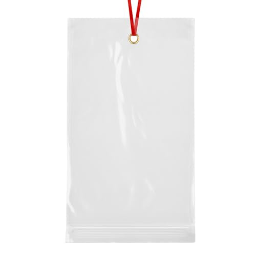 GPI 5.75" x 11" Reclosable Zip Bags with Bottom Hang (500 Count)
