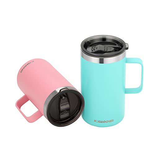 2 Pack 20 oz Insulated Coffee Mugs (2 Count)