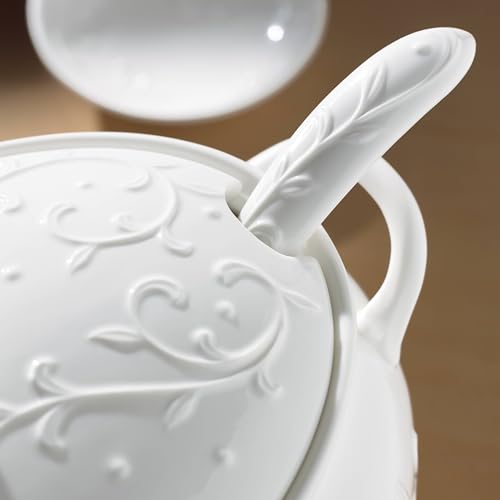 Opal Innocence Carved Covered Soup Tureen with Ladle (3 Count)