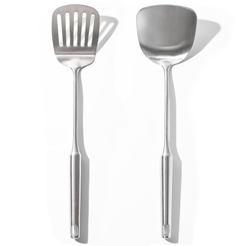 18 10 Stainless Steel Spatula Set (2 Count)