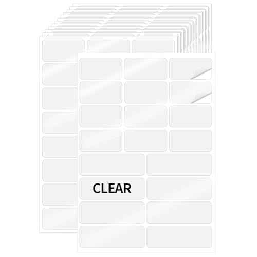 Transparent Stickers Labels