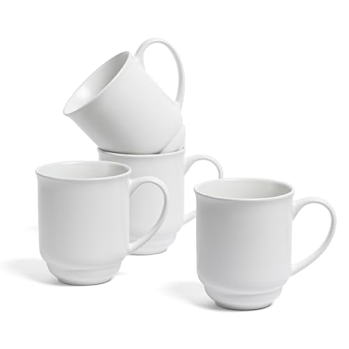 over&back Rim Stoneware Coffee Mugs (4 Count)