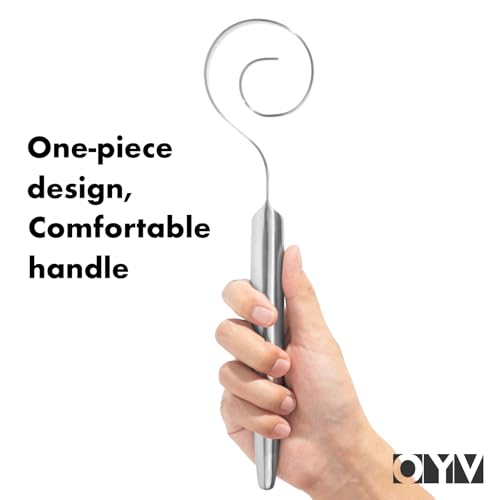 12" Seamless Dough Whisk