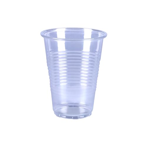 Small Disposable Clear Plastic Cups (100 Count)