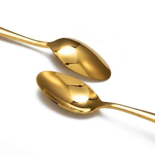 8 Piece Gold Spoons Set (8 Count)