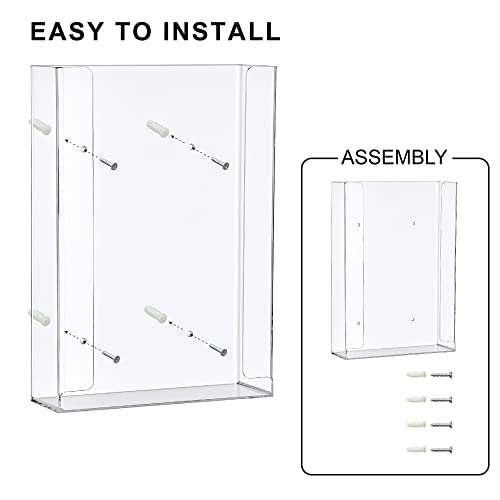 Acrylic Glove Box Holder (3 Count)