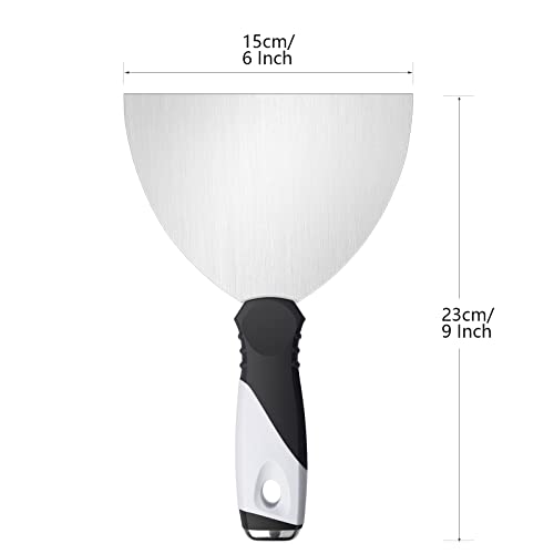 3Pack 3" 5" 6" Stainless Putty Knife & Paint Scraper