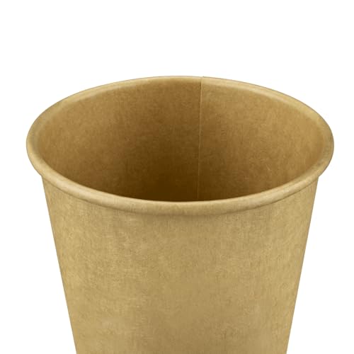 10oz Kraft Paper Coffee Cups [1 (1000 Count)