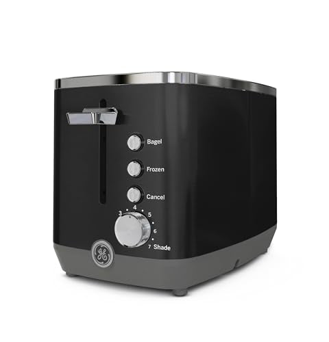 2 Slice Black Stainless Steel Toaster