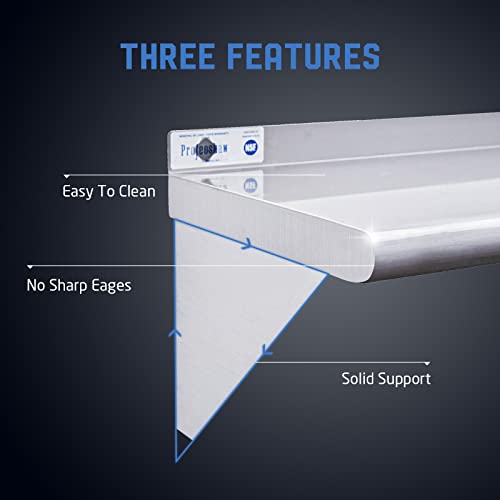 NSF Stainless Steel Shelf 18” x 48”