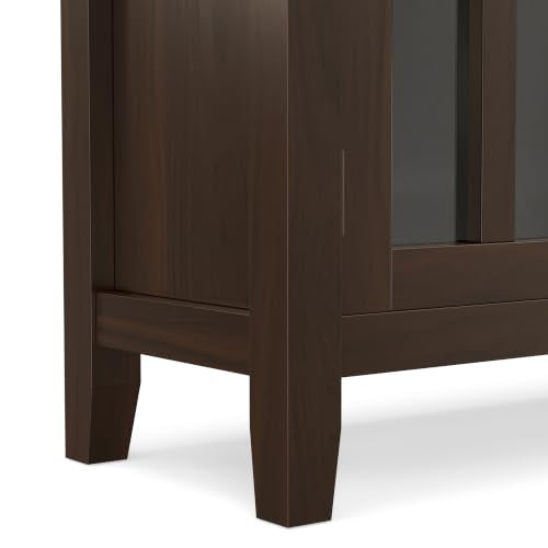 Artisan 38" Wide Solid Wood Cabinet in Brunette Brown
