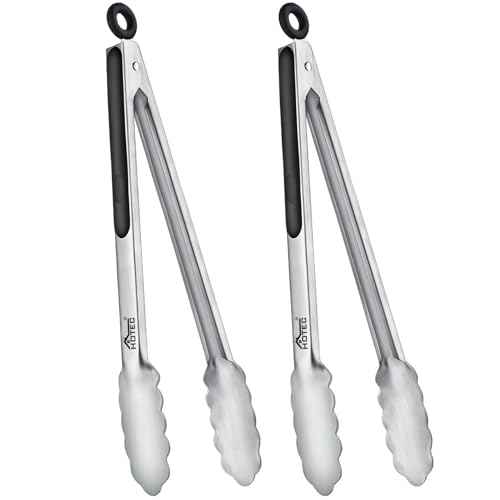 Stainless Steel Kitchen Tongs (2 Count)